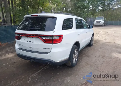 2015 Dodge Durango Limited z USA, uszkodzony, nr VIN 1C4RDJDG6FC177698